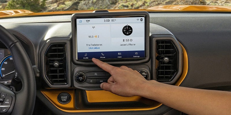 2023 Ford Bronco Sport touch screen