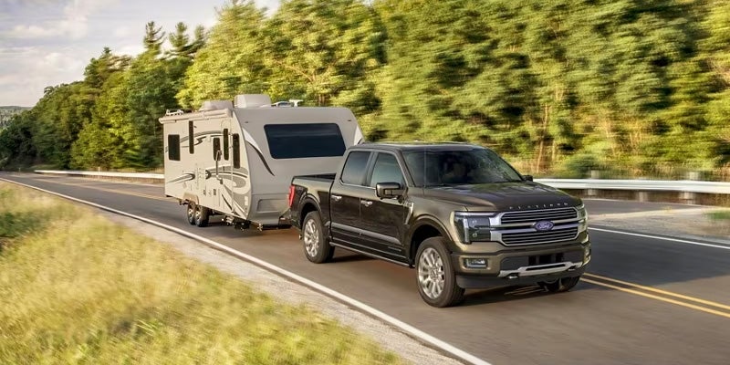 2024 F-150 pulling a trailer