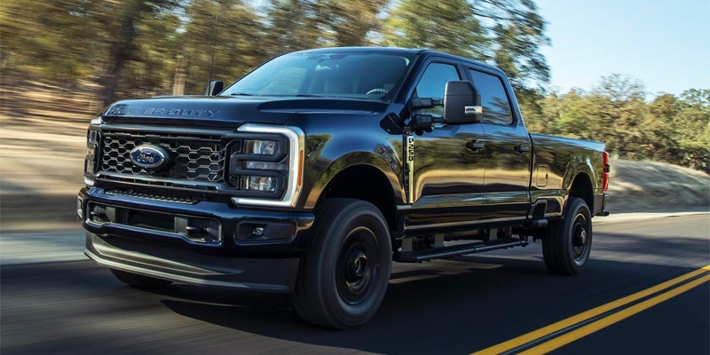 2024 Ford F-250 driving on the road