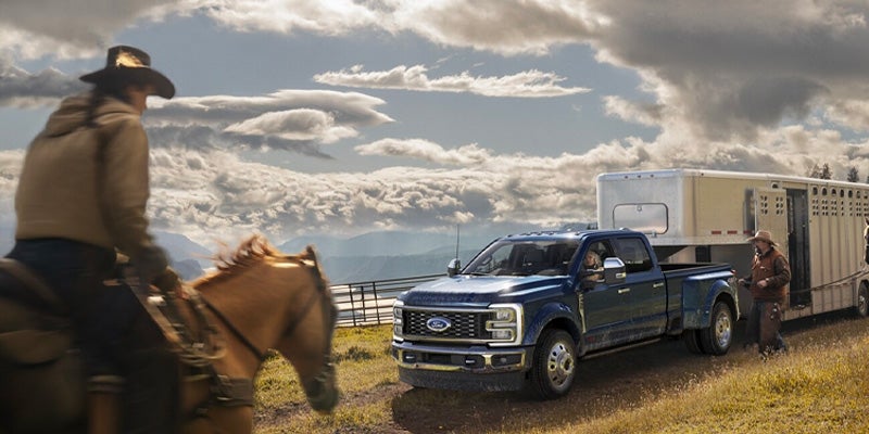 2024 Ford F-250 towing the truck